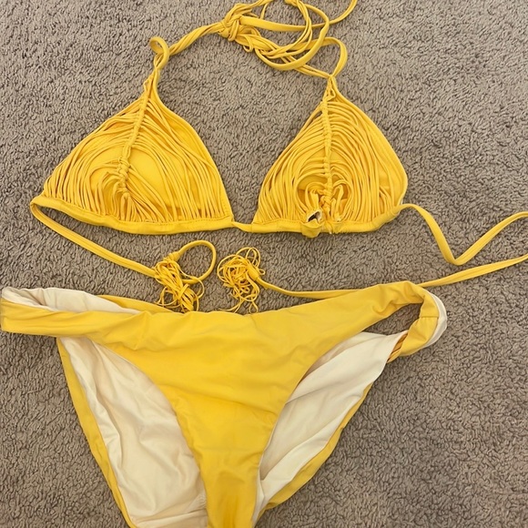 PQ Swim Swim Pq Swim Bikini Mustardyellow String Bikini Poshmark